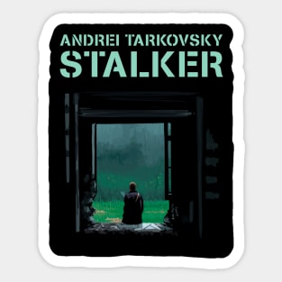 Andrei Tarkovsky Stalker llustration Sticker